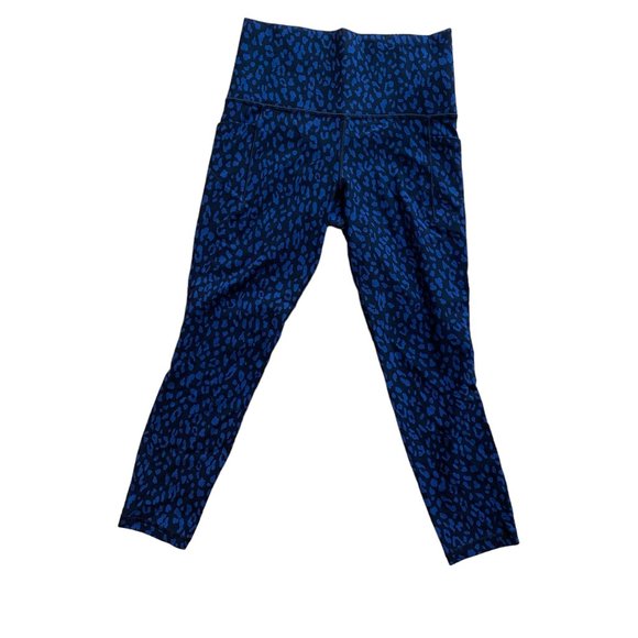 Athleta Salutation Stash Pocket II Leopard Print 7/8 Leggings Performance-XS - Picture 3 of 15